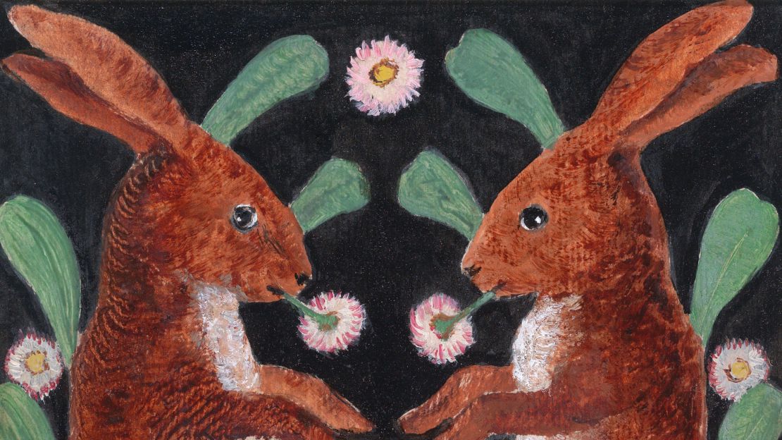 Two Hares  Art