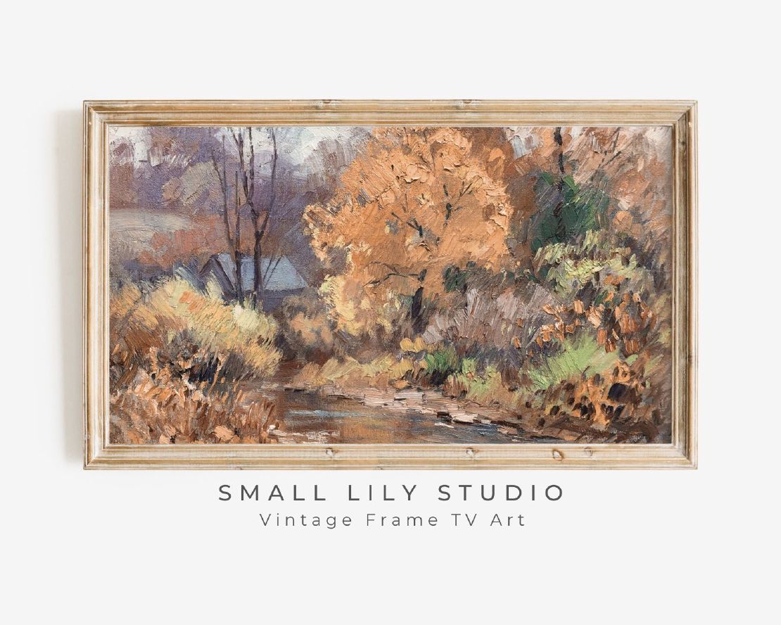 Fall Creek Landscape  Art